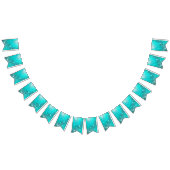 Mint Turquoise Foil Hintergrund Wimpelkette (Alle)