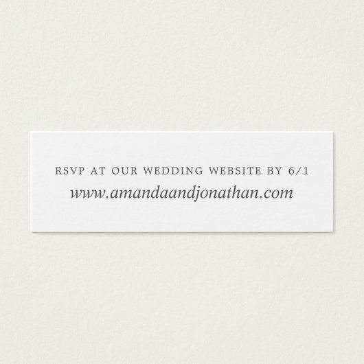 Mint und Gold Floral String Lights Hochzeit RSVP (Vorderseite)