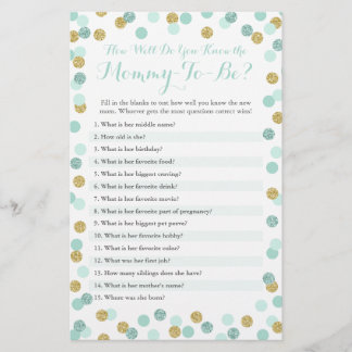 Mint und Gold wie gut kennen Sie die Mama Quiz