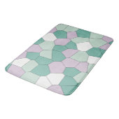 Mint und Lavender Badematte (Schrägansicht)