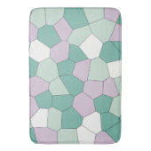 Mint und Lavender Badematte (Vorderseite Vertikal)