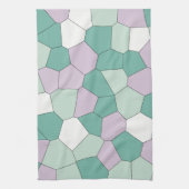 Mint und Lavender Geschirrtuch (Vertikal)