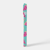 Mint Watermelon-Muster iPhone 15 Hülle (Linke Seite)