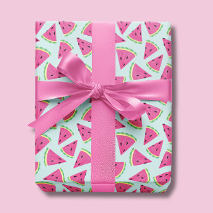 Mint Watermelon Wrapping Paper / Gift Wrap Geschenkpapier