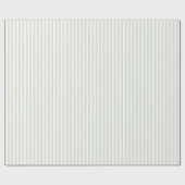 Mint Weiße Streifen Geburtstag Geschenkpapier (Flach)
