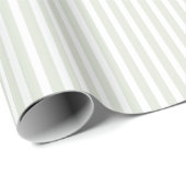 Mint Weiße Streifen Geburtstag Geschenkpapier (Rolleneckpunkt)