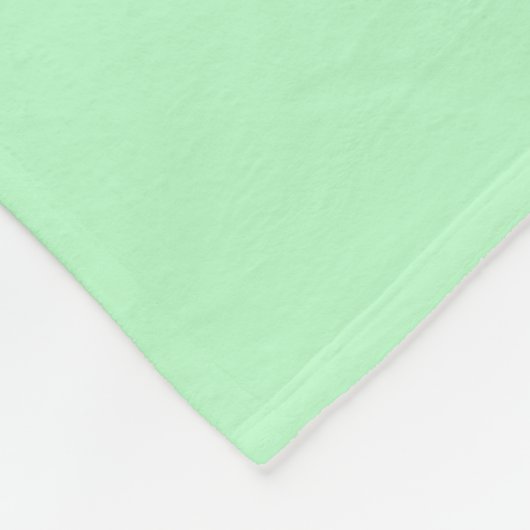 Mint White Sports Jersey Fleecedecke (Ecke)