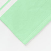 Mint White Sports Jersey Fleecedecke (Ecke)