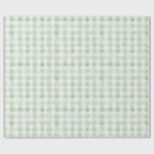 Mint White Stripes Birthday Geschenkpapier (Flach)