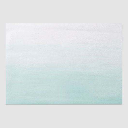 Mint White Wedding Seidenpapier (Vorderseite)