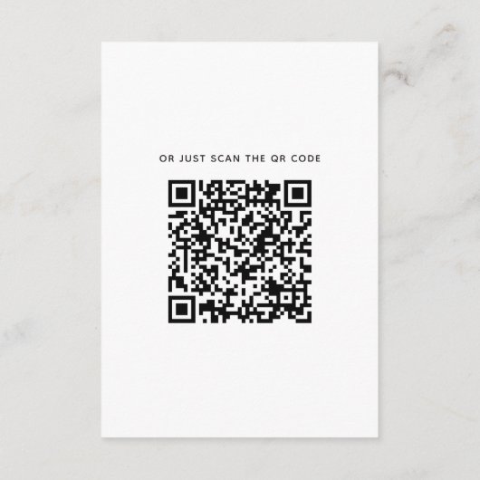 Mint Winter Succulents Hochzeitsunterkünfte Begleitkarte (Rückseite)