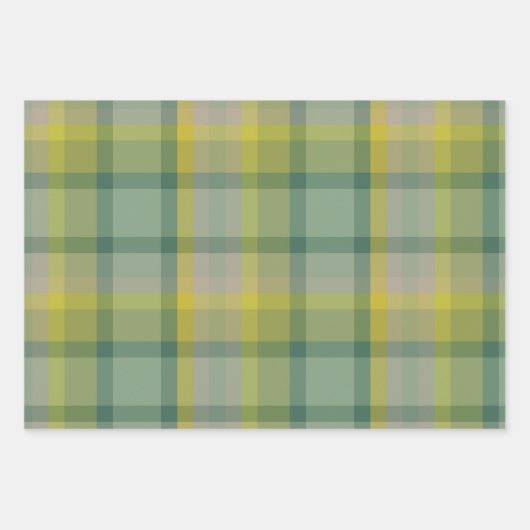 Mint Wrapping Paper Flat Sheet Set of 3 Geschenkpapier Set (Vorderseite 2)