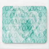 Mint XOXO Liebe Mousepad (Vorne)