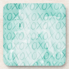 Mint XOXO Liebe Untersetzer