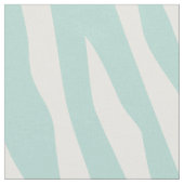 Mint Zebra Print Große Skala Stoff (Nahaufnahme)