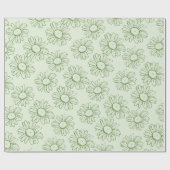 Minted Daisy Bliss Geschenkpapier (Flach)