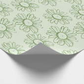 Minted Daisy Bliss Geschenkpapier (Ecke)