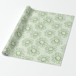 Minted Daisy Bliss Geschenkpapier