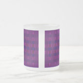 Mintglas-Tasse - Abstrakt Mattglastasse (Mittel)