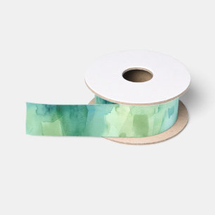 Mintgrün abstrakter Weihnachten Satinband