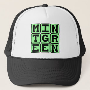 Mintgrün, Farbe Truckerkappe