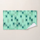 mintgrün geometrisch badhandtuch set (Handtuch)