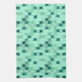 mintgrün geometrisch geschirrtuch (Vertikal)