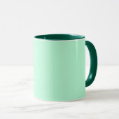 Mintgrün Tasse (VorderseiteRechts)