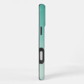 Mintgrün-Verlauf iPhone Hülle (Rechte Seite)