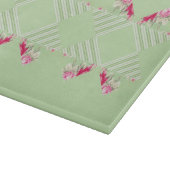 MINTGRÜNE FALSCHE PATCHWORK-GLAS-Schneidbretter Schneidebrett (Ecke)