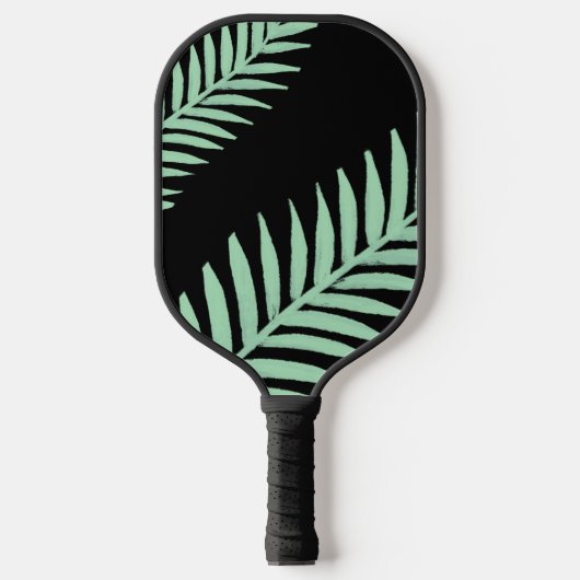 Mintgrüne Palme Pickleball Schläger (Vorderseite)