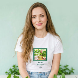 Mintgrüne Wellness & Selbstfürsorge T-Shirt