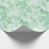 Mintgrüner abstrakter geschenkpapier (Ecke)