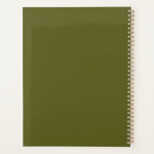 Mintgrüner Ästhetik-Schmetterling-Planer-Notizbuch Planer (Rückseite)