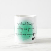 Mintgrüner Cavalier King Custom-Foto Kaffeetasse (Mittel)