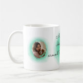Mintgrüner Cavalier King Custom-Foto Kaffeetasse (Links)