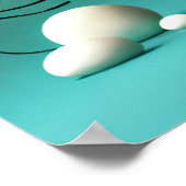 Mintgrüner Eiscreme-Wandkunst-Druck – Aest Poster (Ecke)