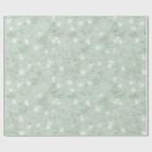 Mintgrüner falscher Glitter-Geburtstag Geschenkpapier (Flach)