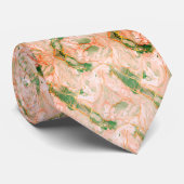 MINTGRÜNER MARMOR & GOLD KRAWATTE (Gerollt)