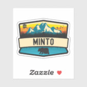 Minto, Alaska Aufkleber (Blatt)