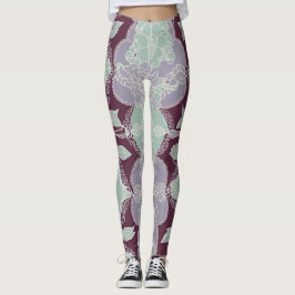 Mintogreen AI art Leggings