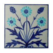 Minton Arts & Crafts Wm Morris Style Repro 1890 Fliese (Vorderseite)