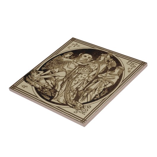 Minton Biblical "Finding Moses" Repro John Moyr Fliese (Seite)