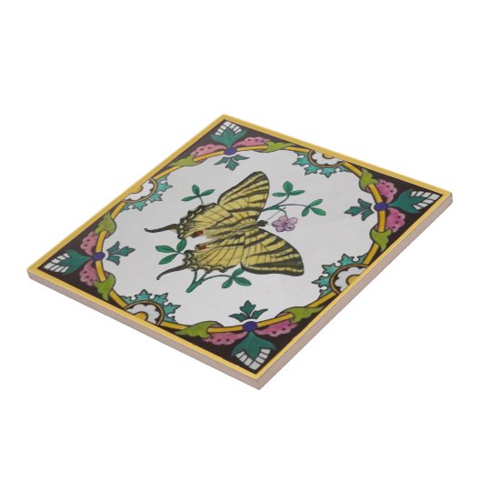 Minton Frack Butterfly Fliese (Seite)