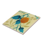 Minton Orange Fruit Branch Majolica c1900 Repro Fliese (Seite)