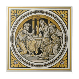 Minton Shakespeare Othello Tile von John Moyr Smit Fliese