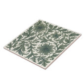 Minton Wm Morris Style Repro 1890s Tile on Cream Fliese (Seite)