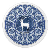 Mintons Deer Antler British Royal Blue Victorian Keramikknauf (Vorderseite)