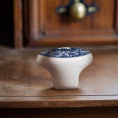 Mintons Deer Antler British Royal Blue Victorian Keramikknauf