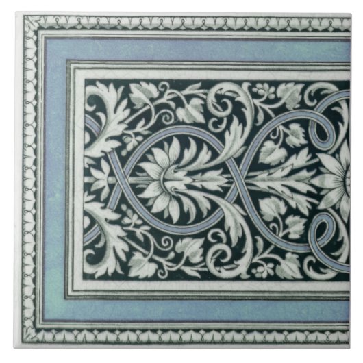 Mintons UK Klassisches griechisches Muster Fliese (Vorderseite)